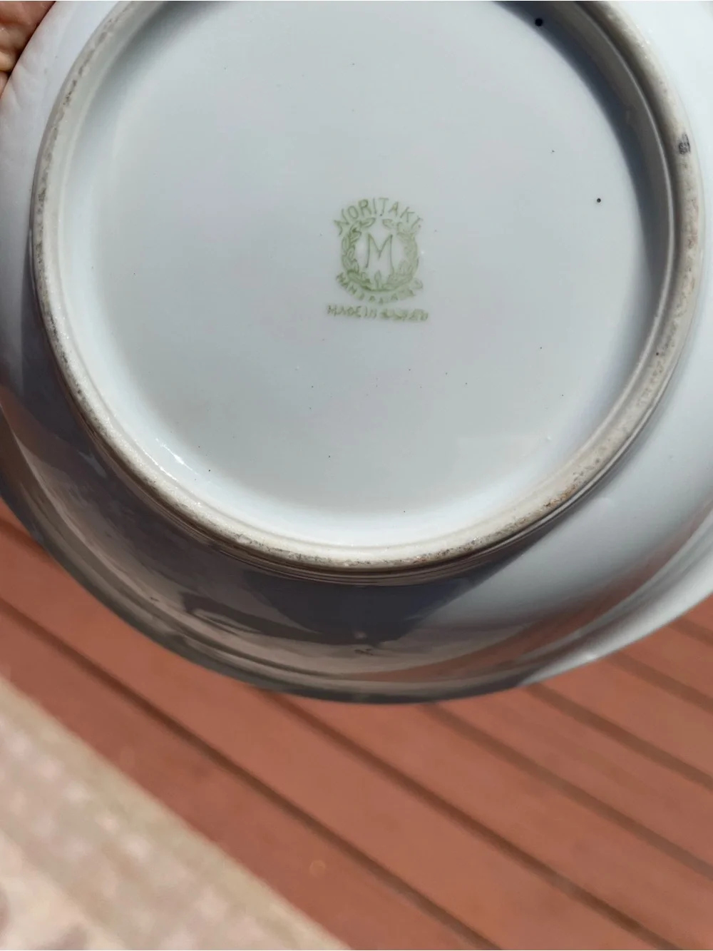 Noritake vintage hand